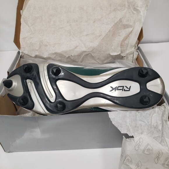 Reebok Equipment NFL Pro‎ Ferocious D3 Football Cleats in White/Green Size 15 main image 8